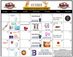 October Calendar